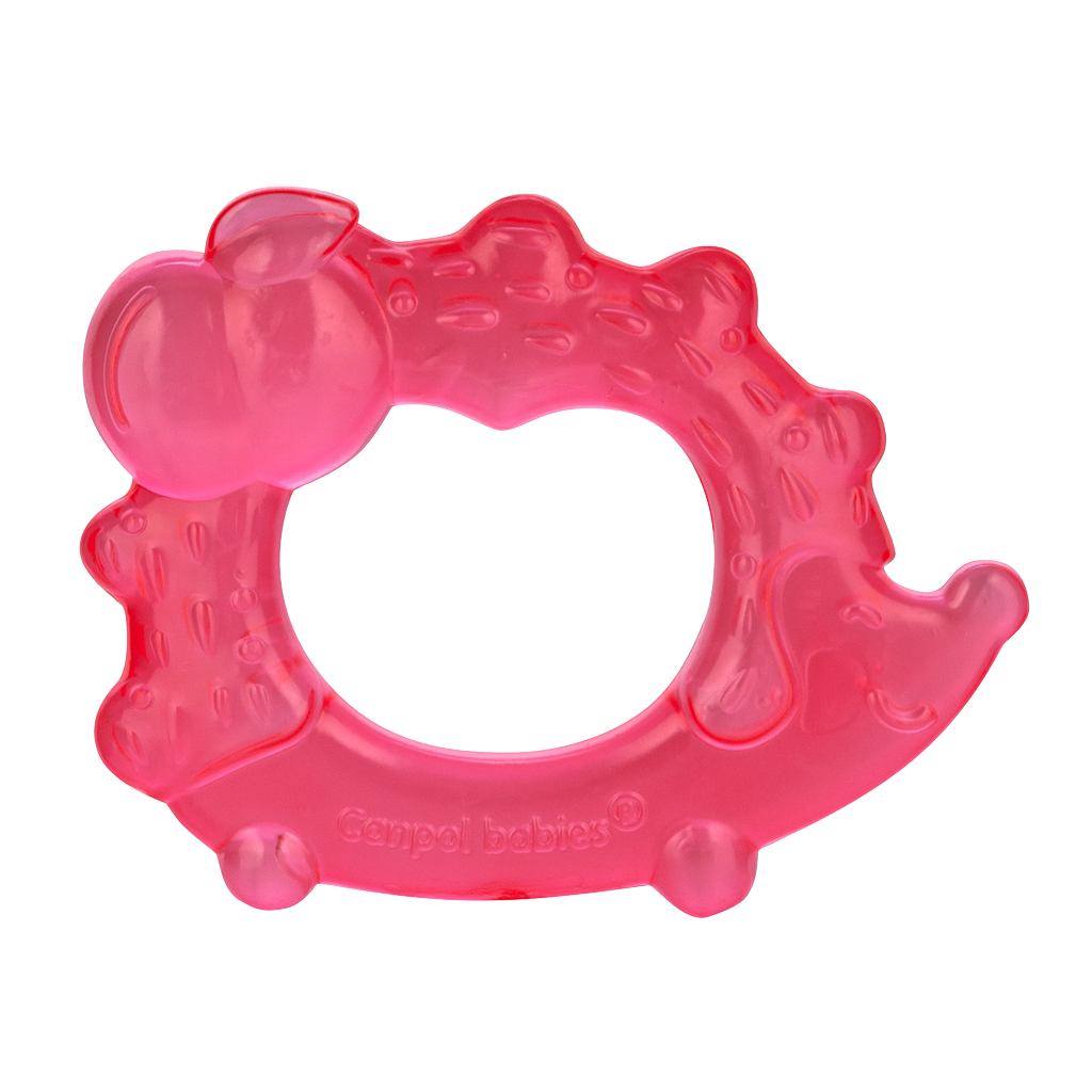 CANPOL BABIES Chladící kousátko ježek – červená