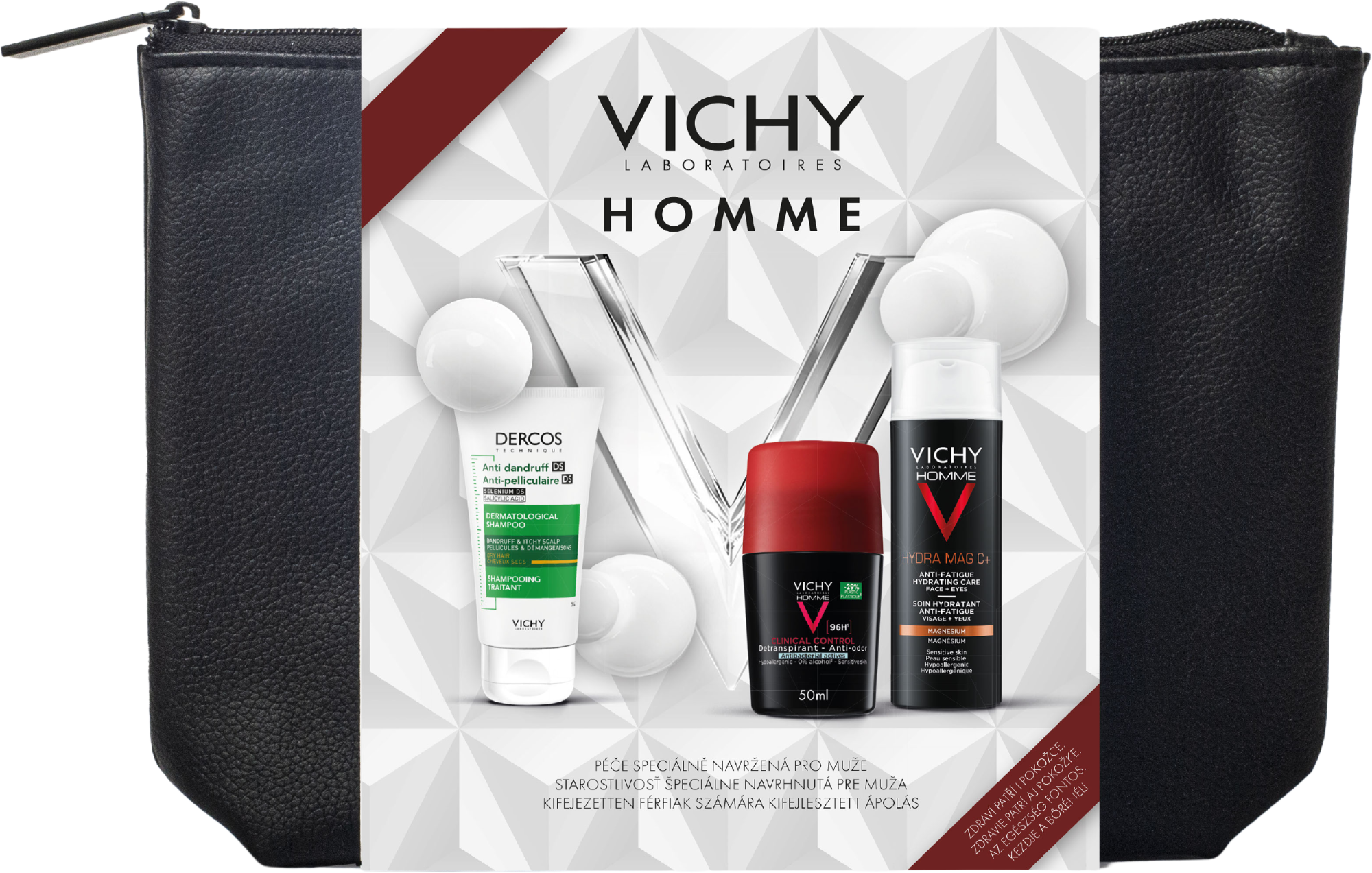 VICHY Homme Vánoční balíček speciálně navržen pro mužskou pleť