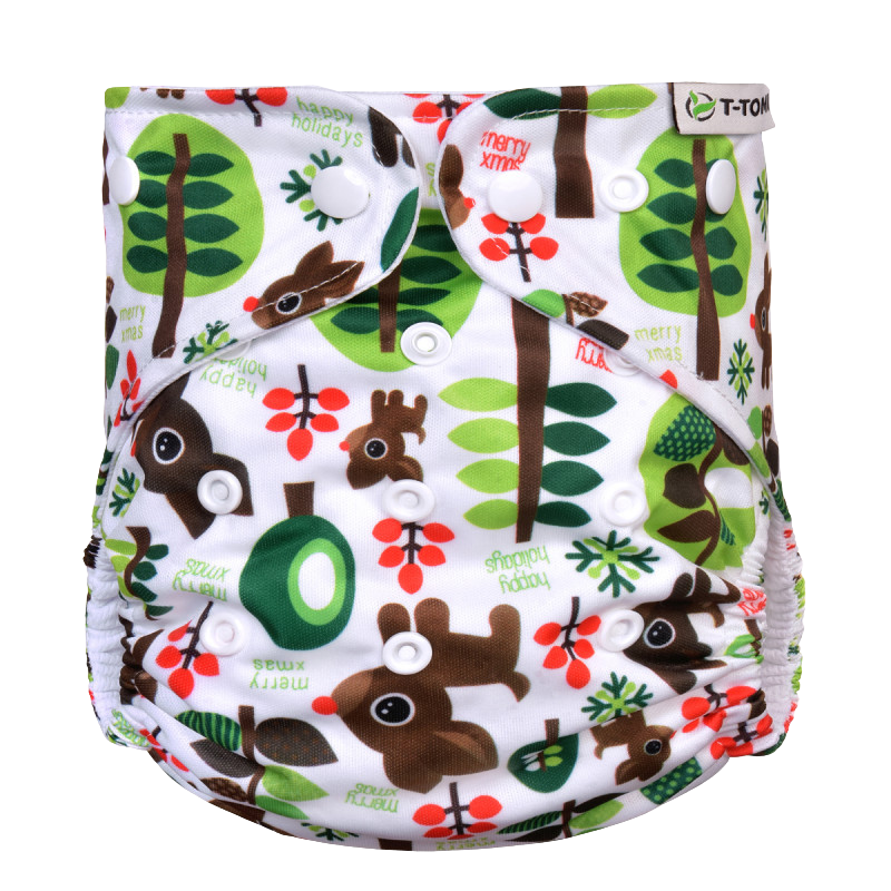 T-TOMI Plena kapsová, typ AIO - patentky, 4-15kg, Trees