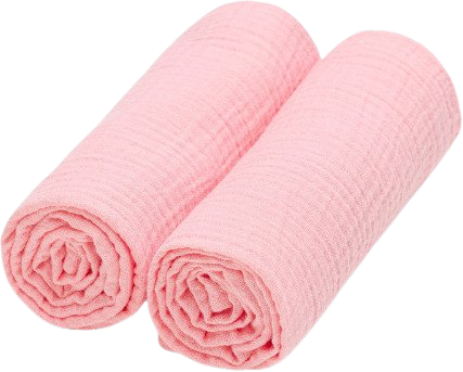 T-TOMI BIO Mušelínové pleny Pink 2 ks