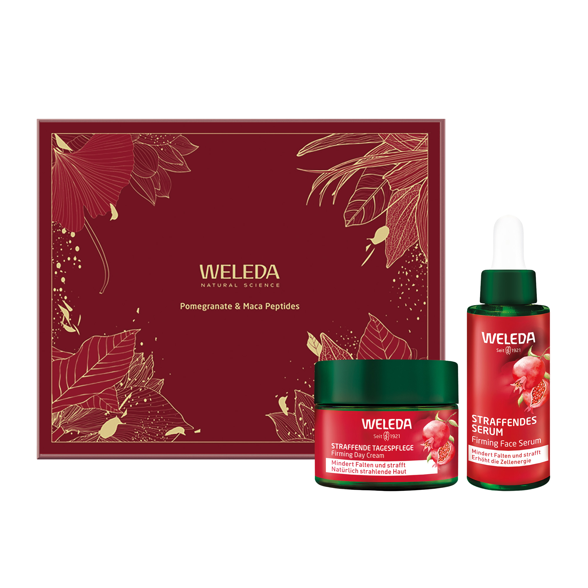 WELEDA Firming Face Care Pomegranate & Maca Peptides DUO