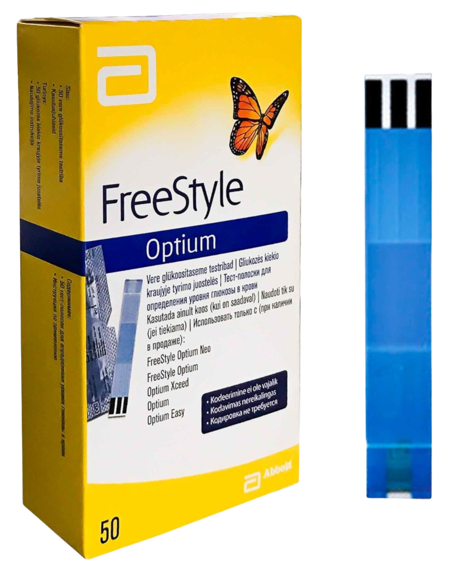 FreeStyle Optium testovací proužky 50 ks