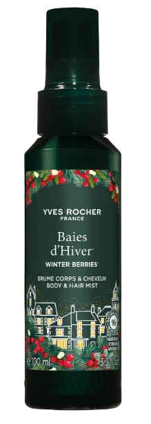 YVES ROCHER Parfumovaný sprej na telo a vlasy Zimné plody 100 ml