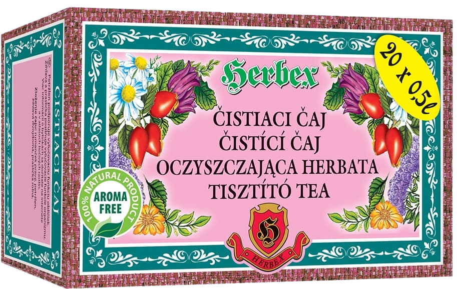 HERBEX Čaj čistící (ledvinový) sáčky 20 x 3 g