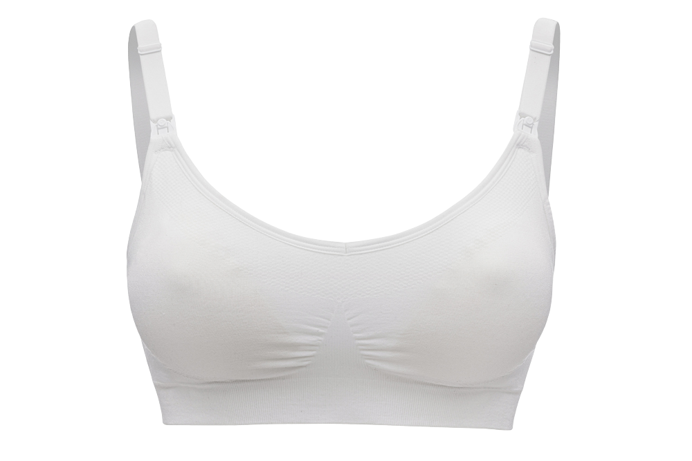 MEDELA Podprsenka těhotenská a kojicí ultra Keep Cool™, bílá XXL