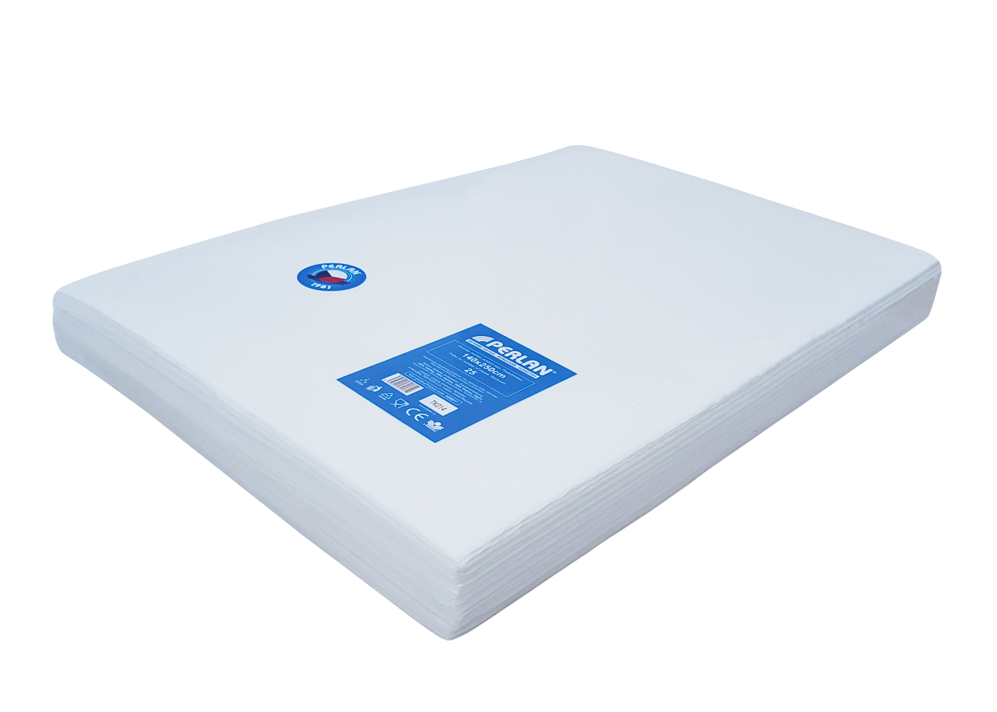 PERLAN netkaná textilie 45g prostěradlo 1,40x2,50 m 25 ks