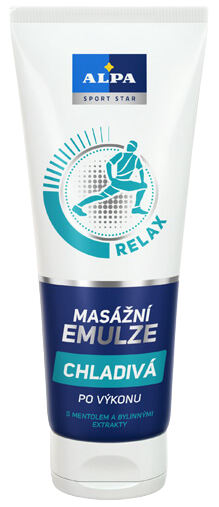 ALPA masážní emulze chladivá s mentolem 210 ml