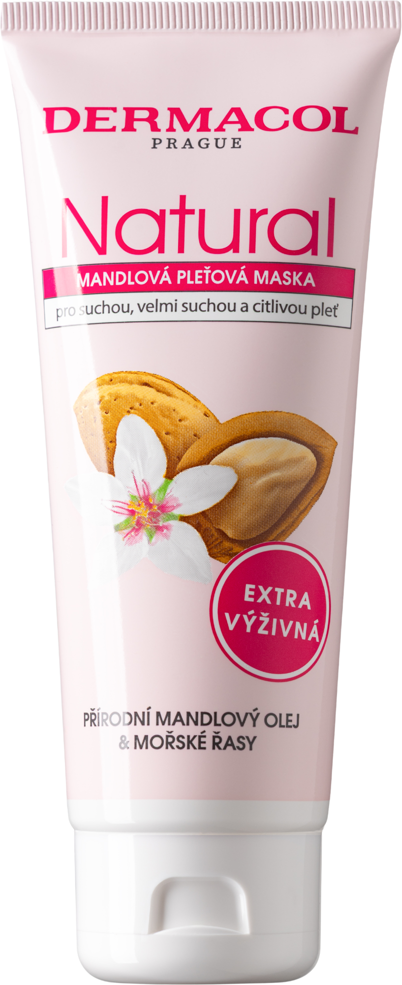 DERMACOL Vyživující mandlová pleťová maska Natural 150 ml