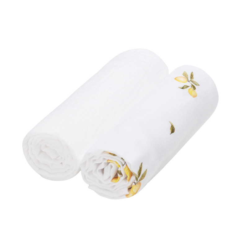 T-TOMI BIO Pleny mušelínové 65x65 cm, Lemonade 2 ks