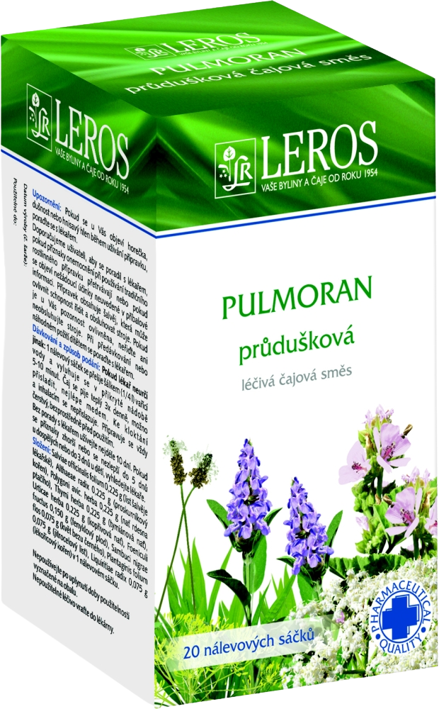 LEROS Pulmoran perorální léčivý čaj 20 ks