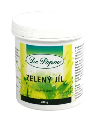 DR.POPOV Zelený jíl 280 g