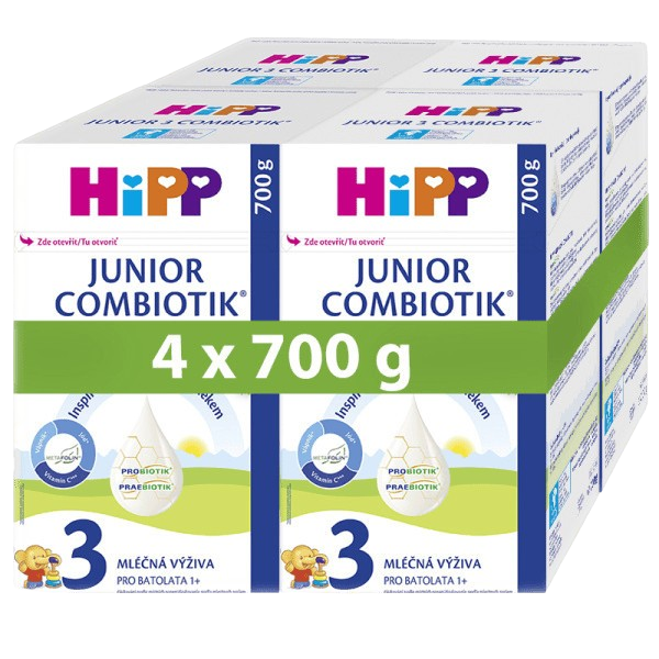 HIPP 3 Junior Combiotik mléčná výživa 4 x 700 g