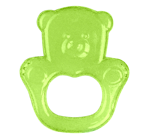 BABYONO Kousátko chladící medvěd zelená