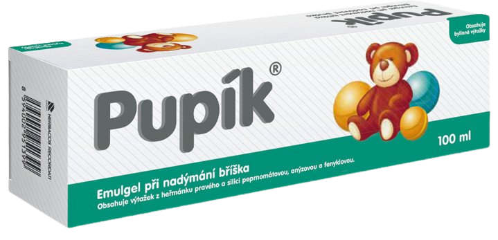 Pupík dětský emulgel proti nadýmání 100 ml