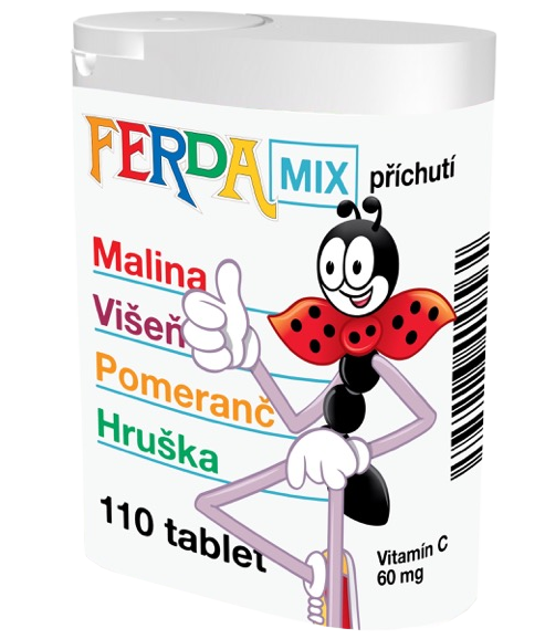 Ferda Mix Vitamín C 60mg 110 tablet