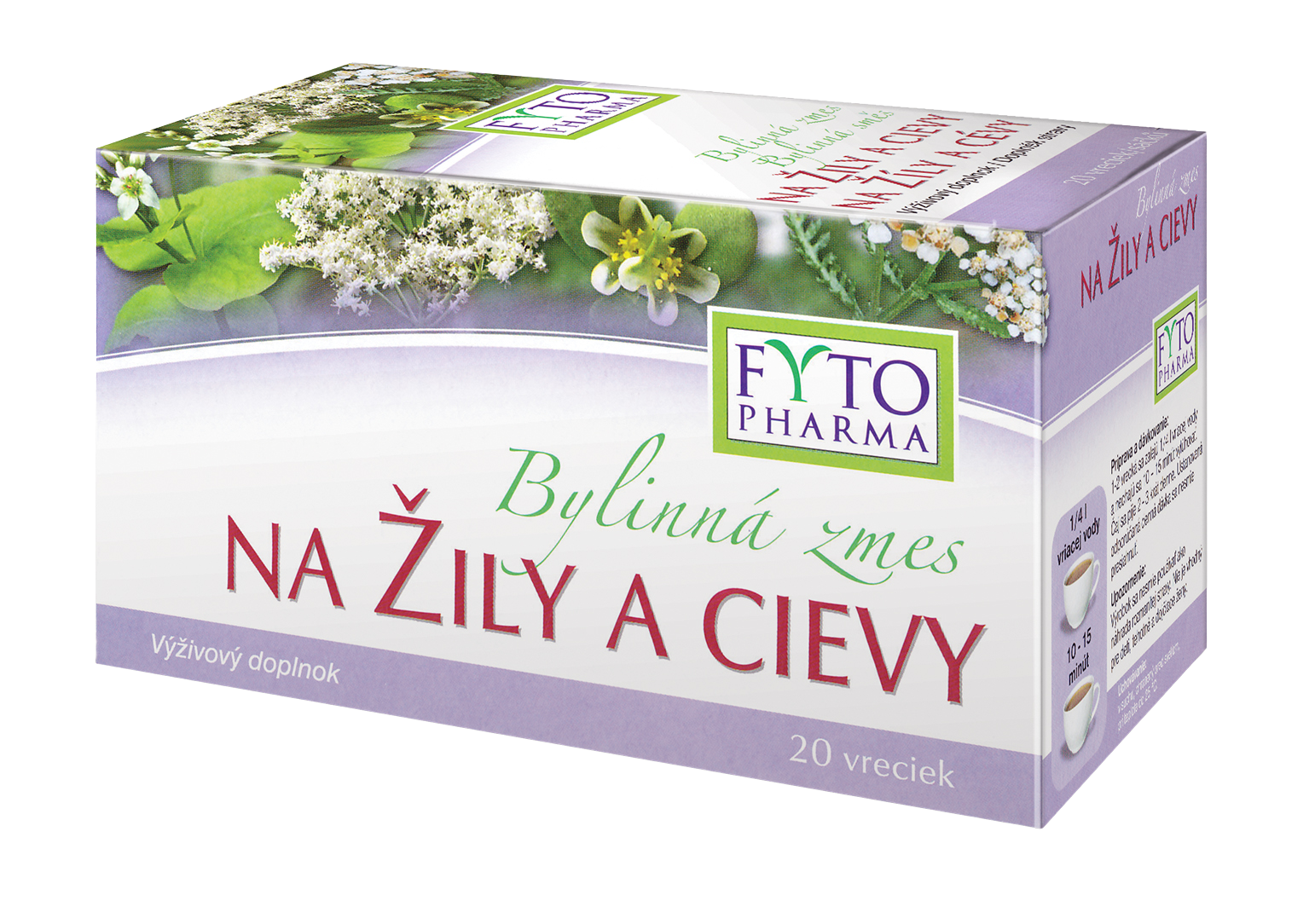 FYTOPHARMA Bylinný čaj na křečové žíly 20 ks