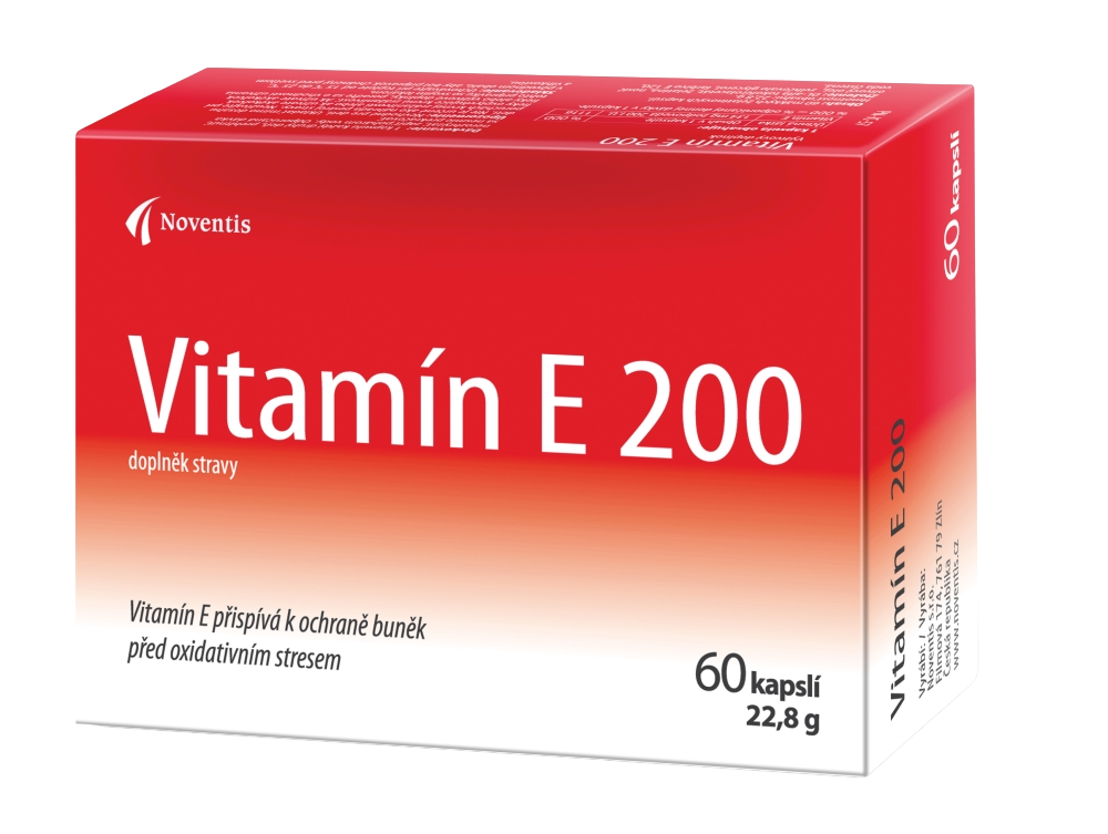 NOVENTIS Vitamín E 200 60 kapslí