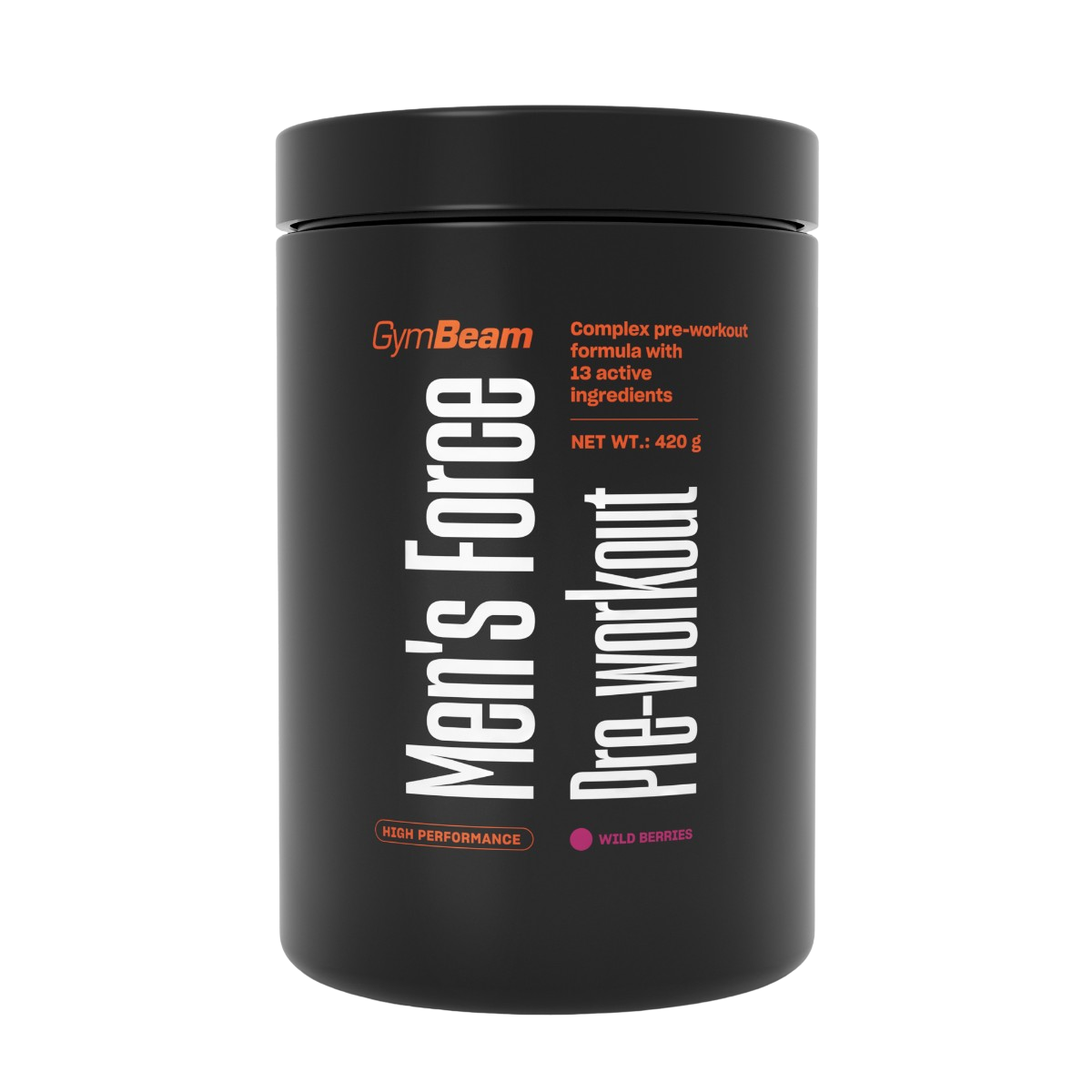 GYMBEAM Men‘s Force Pre-Workout - lesní ovoce 420 g