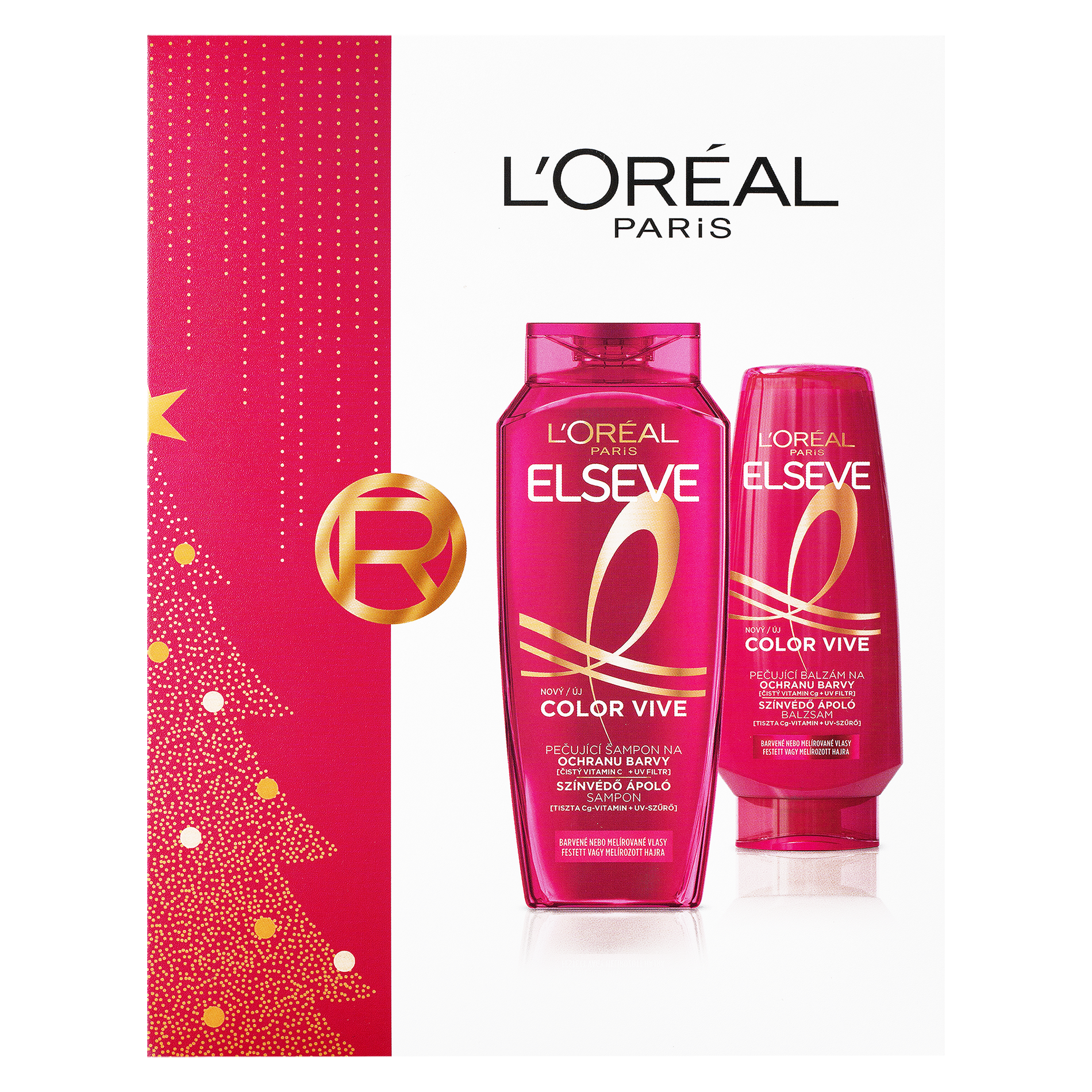 L'ORÉAL PARIS Elseve Color Vive set Vánoční balíček 2025
