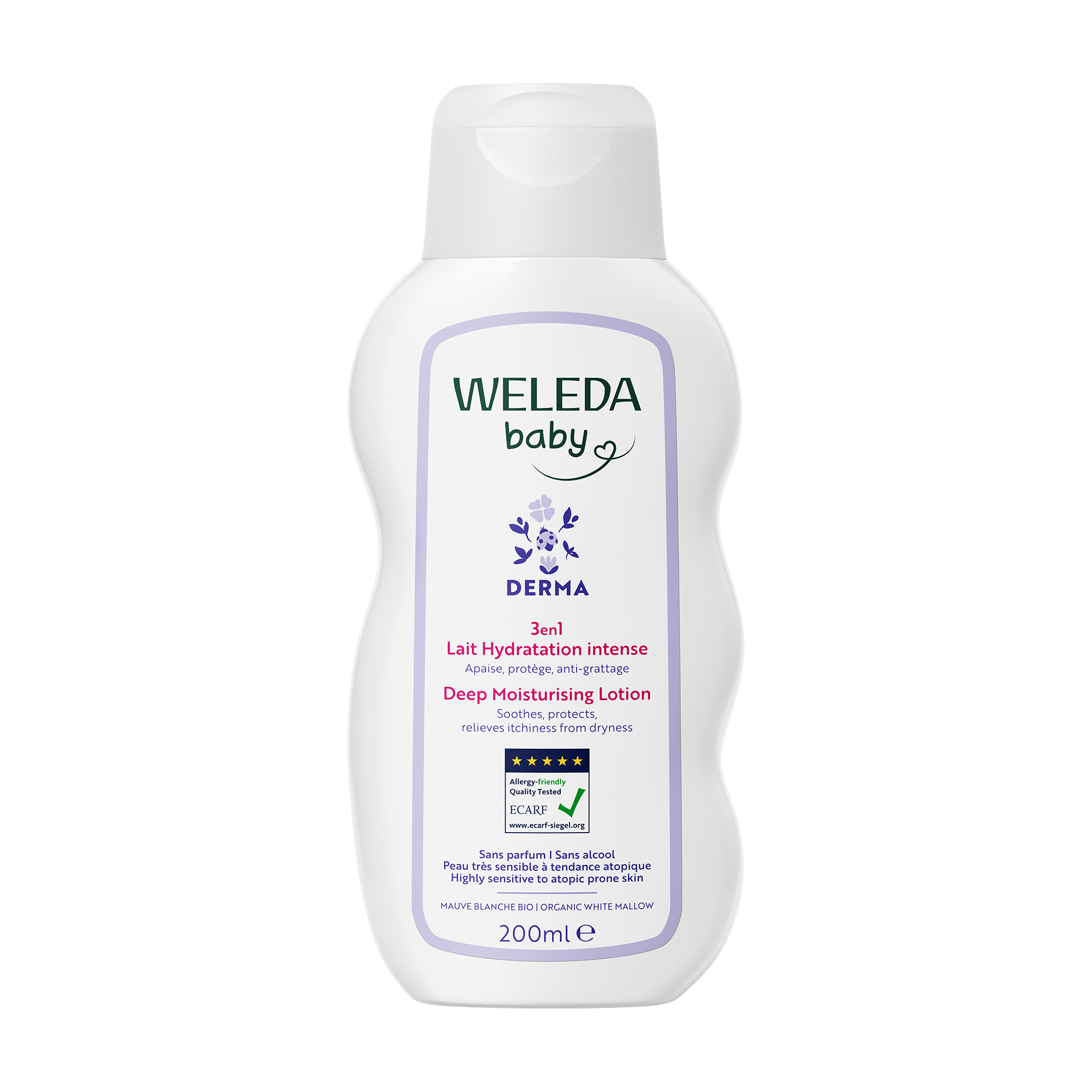 WELEDA 3v1 DERMA Hydratační mléko 200 ml