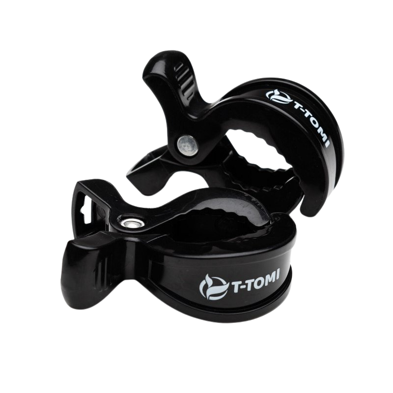 T-TOMI Kolíček na kočárek, černý 2 ks