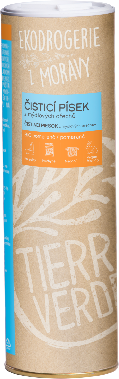 TIERRA VERDE Čisticí písek z mýdlových ořechů 500 g