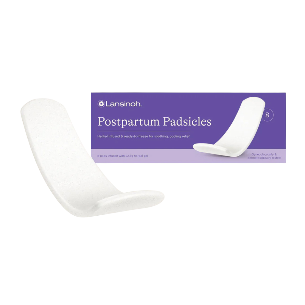 LANSINOH Vložky poporodní Padsicles chladivo-uklidňující v bylinné směsi, 8 ks 8 ks