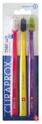 Curaprox CS 1560 soft Zubní kartáček 3 ks