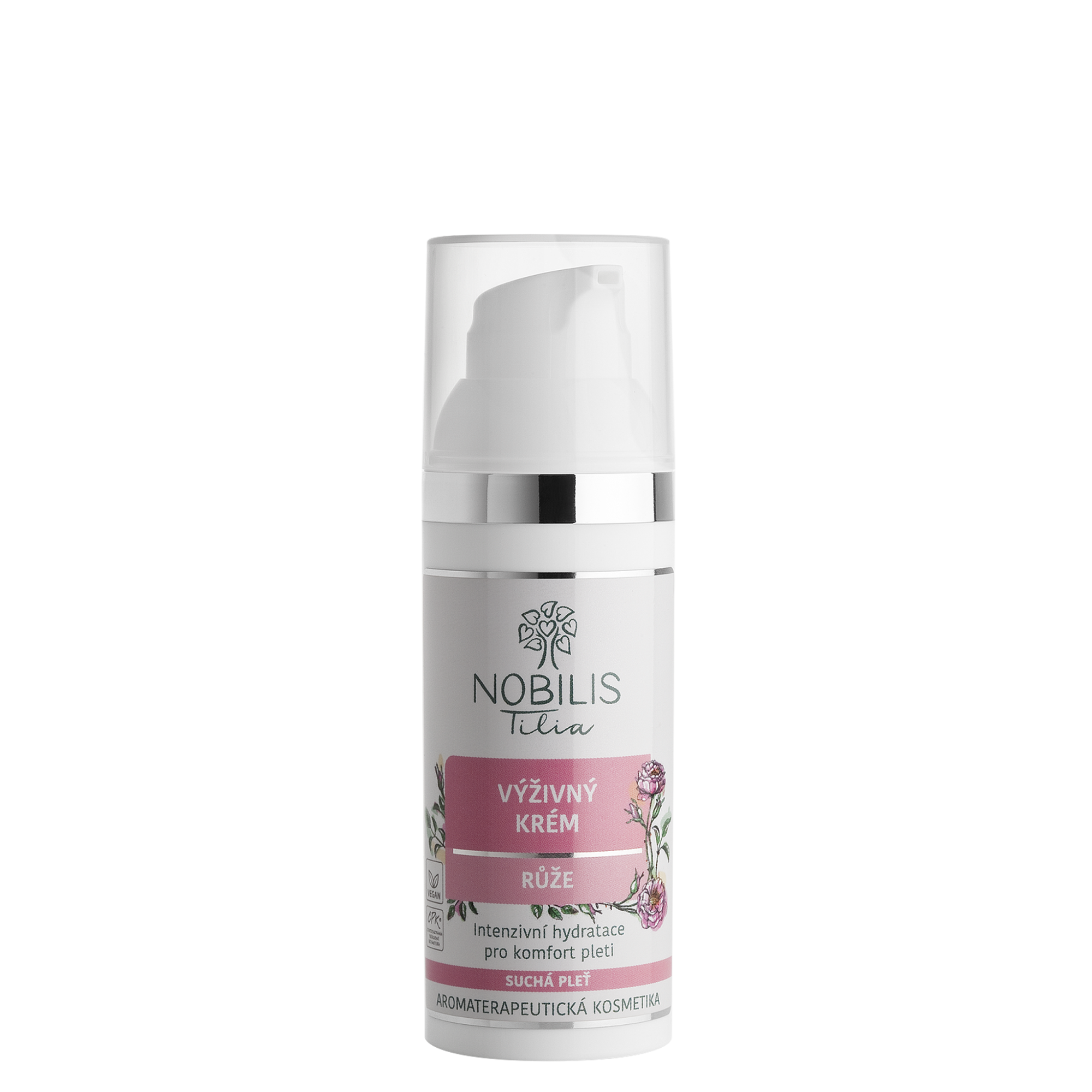 NOBILIS TILIA Výživný krém Ruže 50 ml
