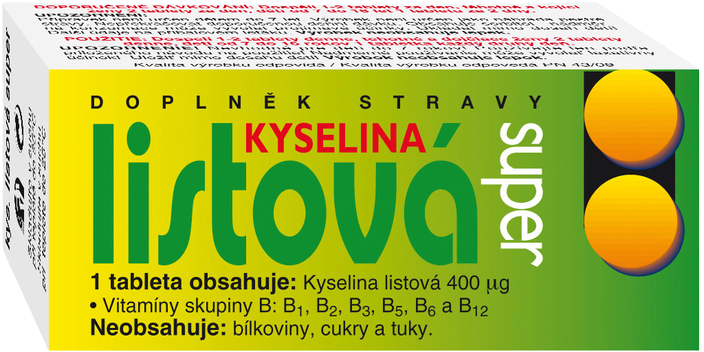 Naturvita Kyselina listová Super 60 tablet