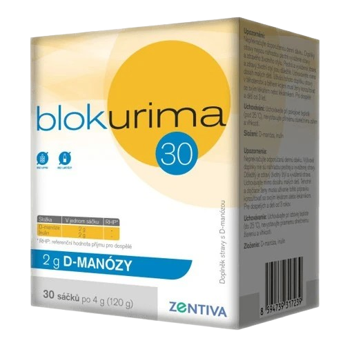 BLOKURIMA 2g D-manózy sáčky 30 x 4 g