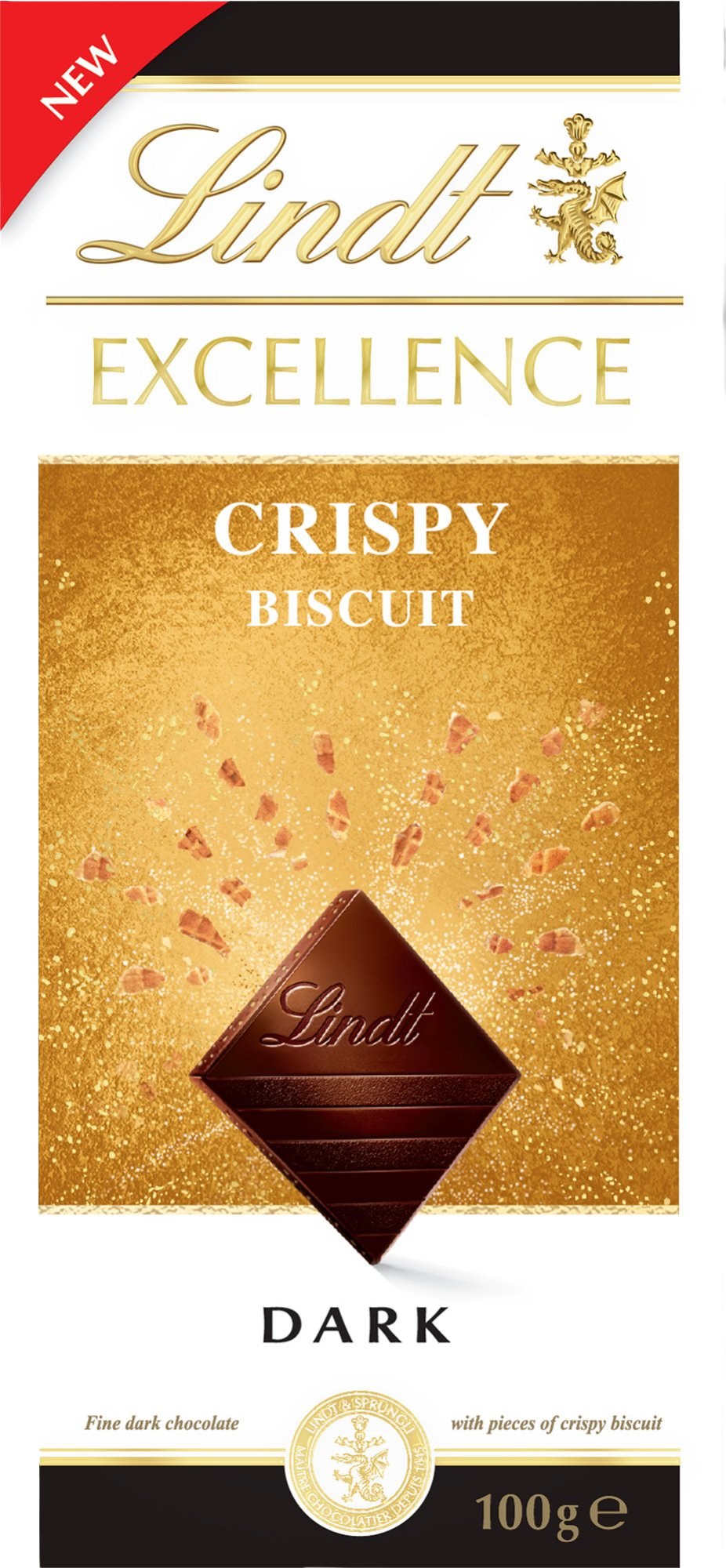 LINDT Lindt Excellence hořká čokoláda se sušenkou 100 g