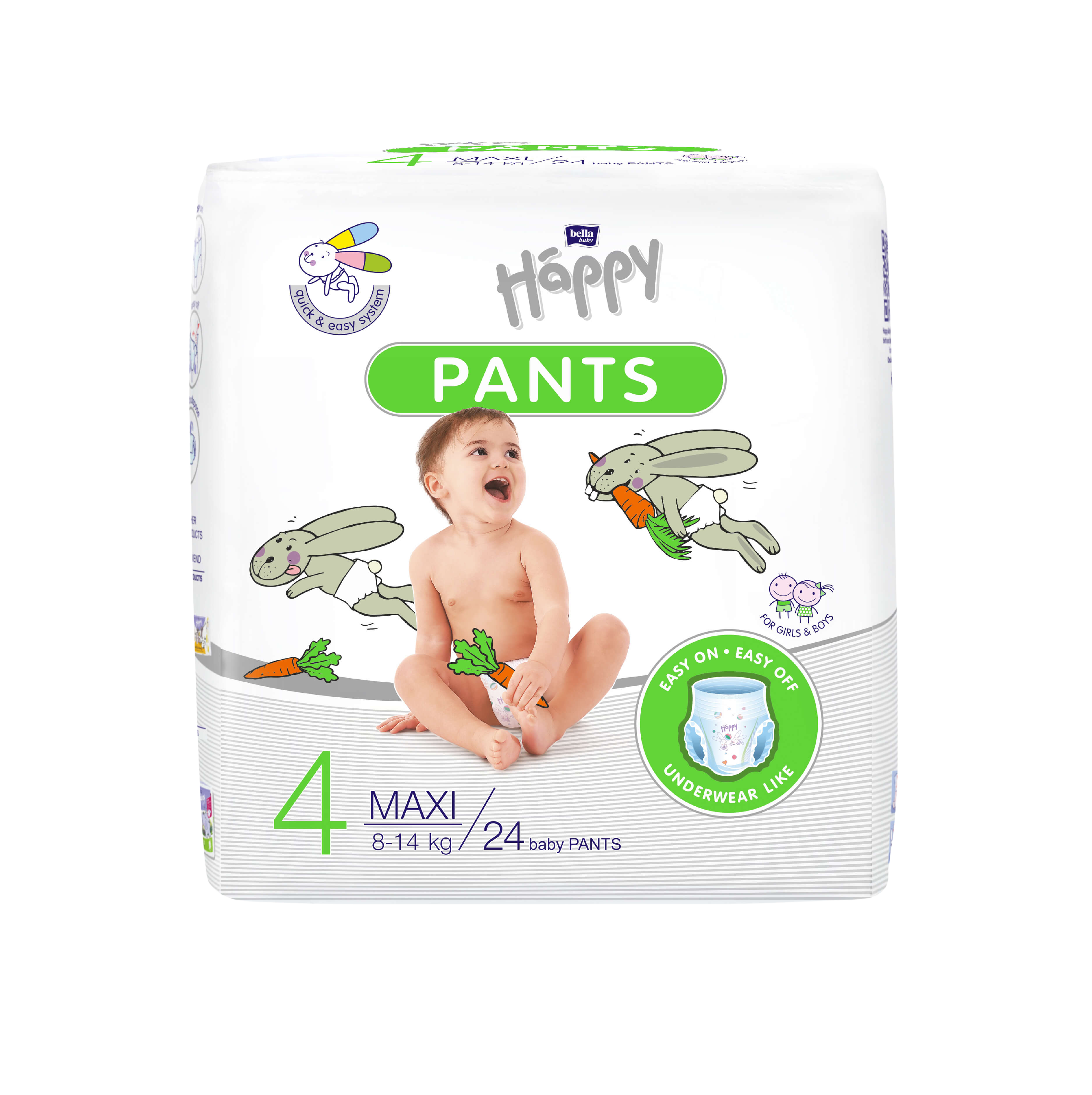 BELLA Happy Pants Maxi 8-14 kg 24 ks