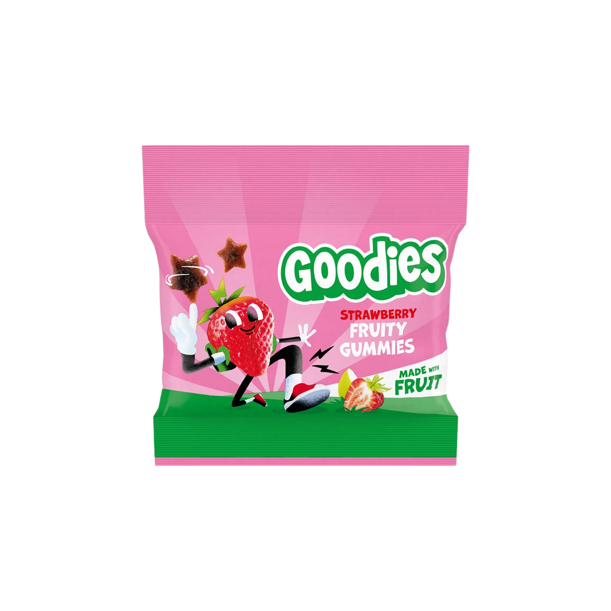 Goodies Fruit Jahodoví gumídci 17 g koupíte na Pilulka.cz