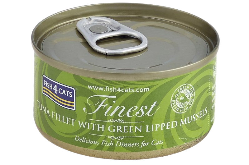 FISH4CATS Konzerva pro kočky Finest tuňák s mušlemi 70 g