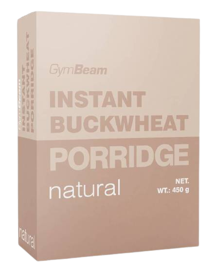 GymBeam Instantní pohanková kaše jahoda 450 g