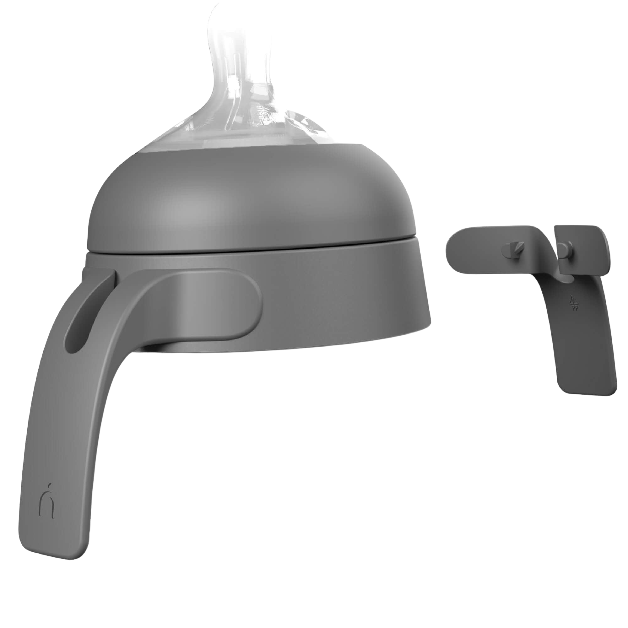 NANOBÉBÉ sada madel na láhve Flexy šedá 2 ks