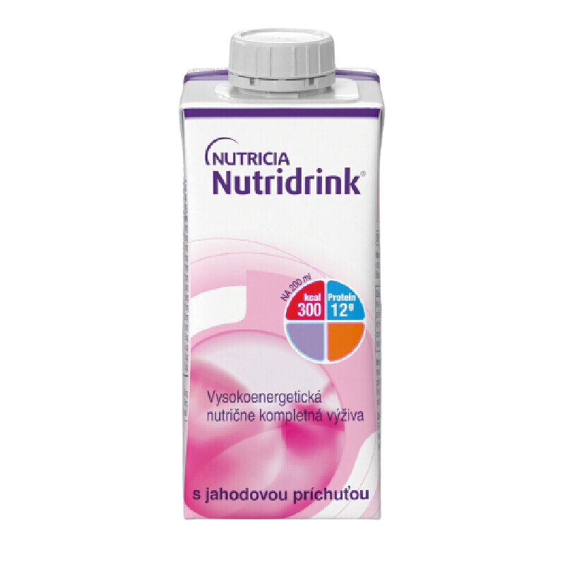 NUTRIDRINK s příchutí jahodovou por.sol. 200 ml