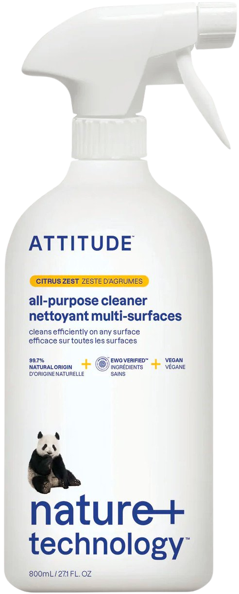 Attitude Univerzální čistič s vůní citronové kůry 800 ml