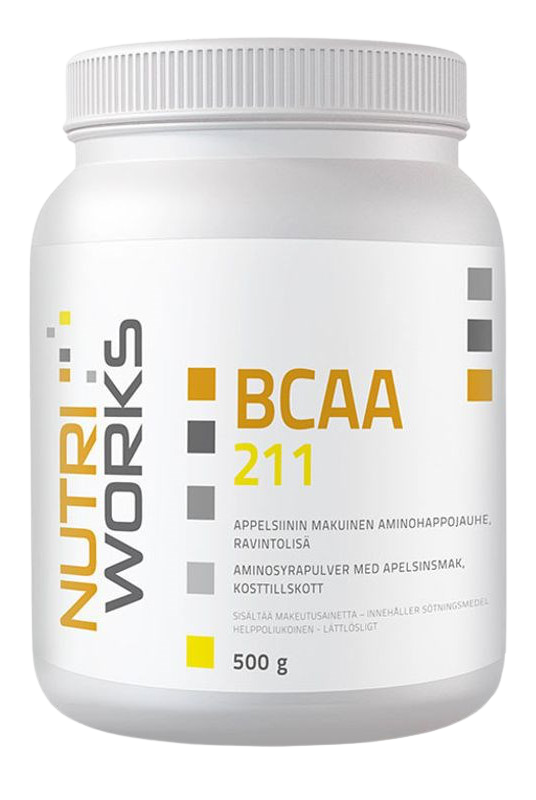 NUTRIWORKS BCAA 2:1:1 pomeranč 500 g