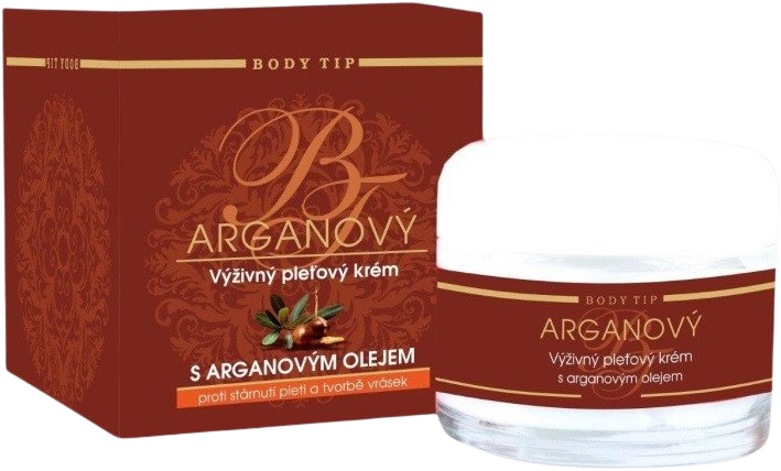 BODY TIP Arganový pleťový krém s vyživujícím olejem 50 ml
