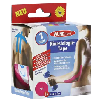 WUNDMED Kineziologická tejpovací páska růžová 5 cm x 5 m