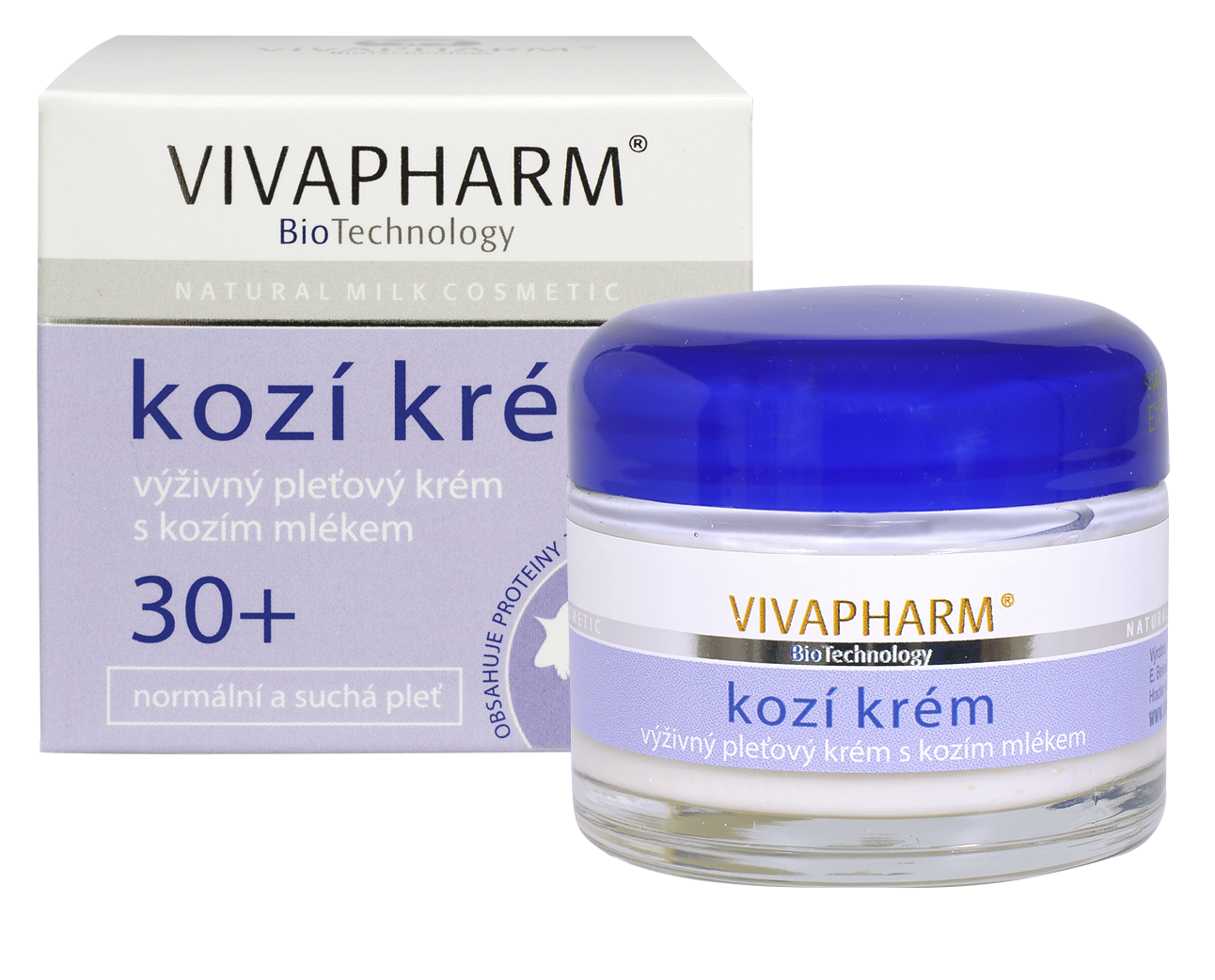 VivaPharm Kozí výživný pleťový krém 50 ml