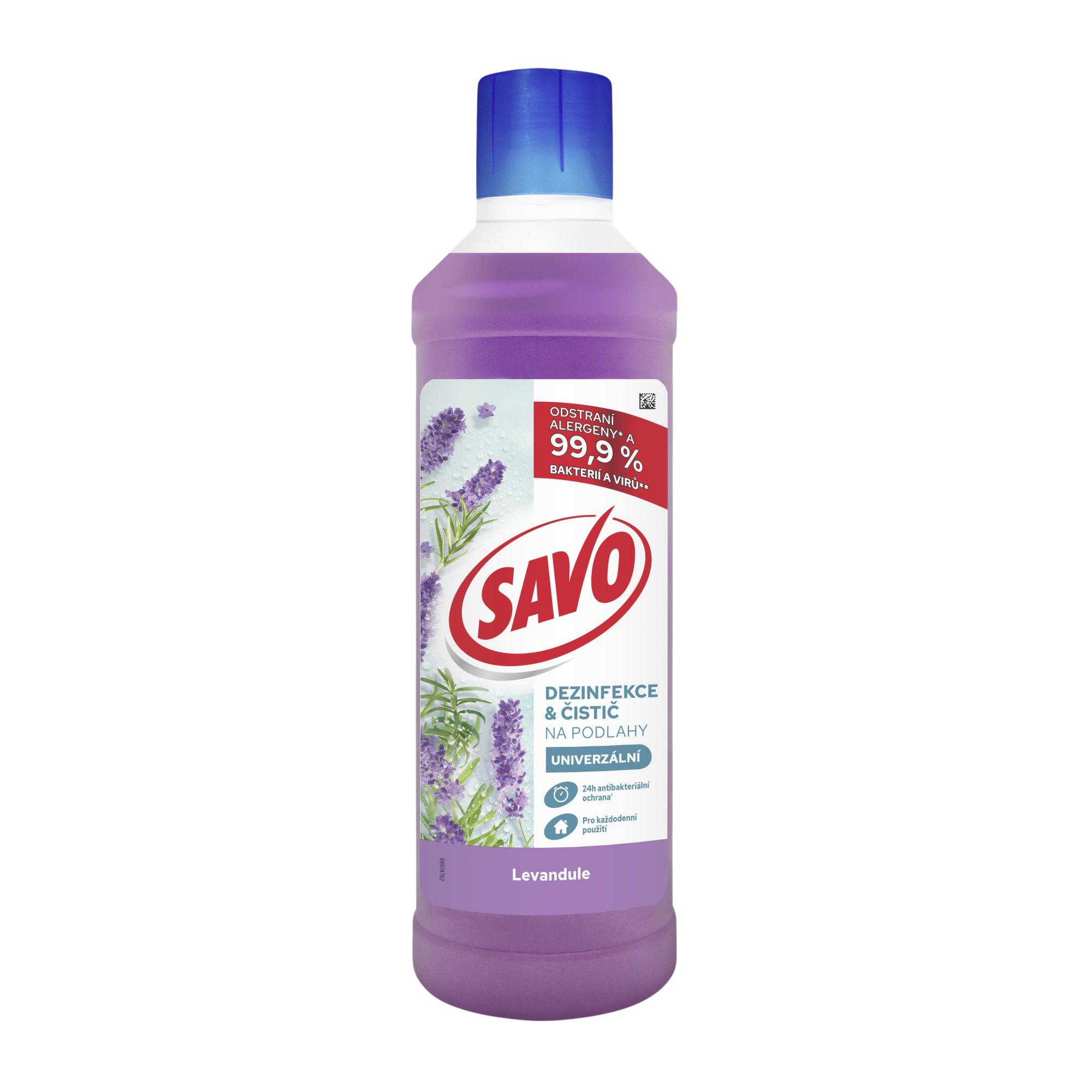 Savo desinfekce a čistič na podlahy Levandule 1 l
