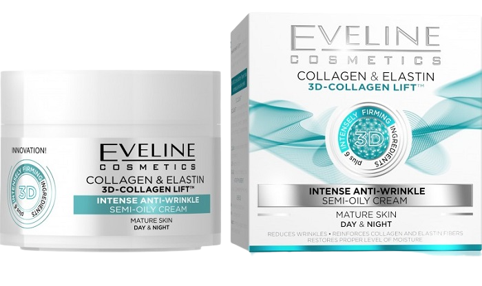 EVELINE 3D Collagen & Elastin Denní/noční krém 50 ml