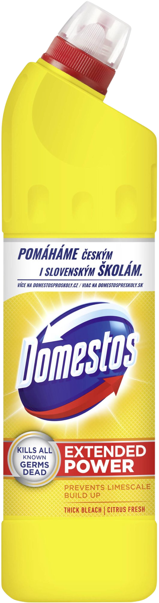 DOMESTOS Extended Power Citrus Tekutý dezinfekční a čistící přípravek 750 ml