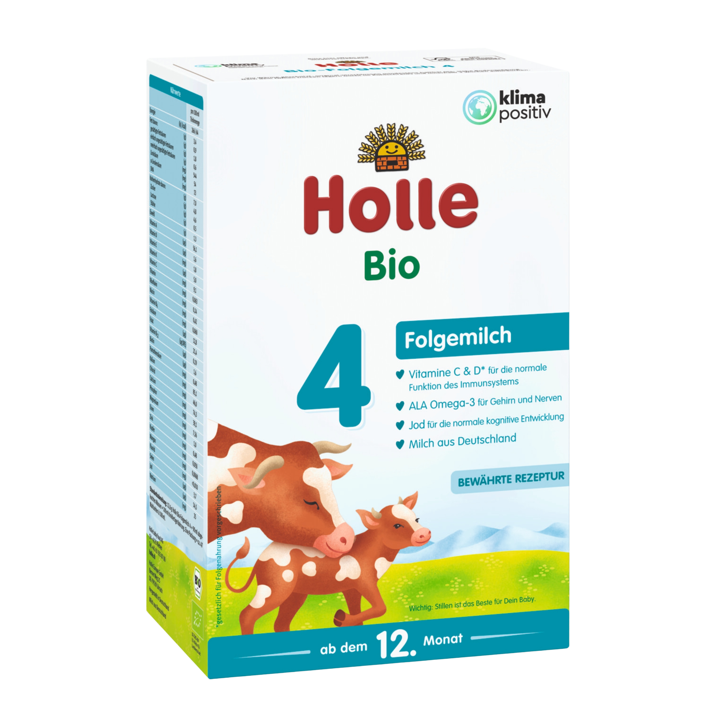 HOLLE bio pokračovací dětská mléčná výživa od 12. měsíce 600 g