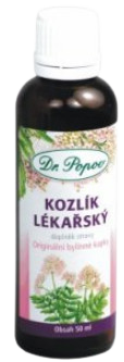 DR.POPOV Kozlík lékařský originál bylinné kapky 50 ml