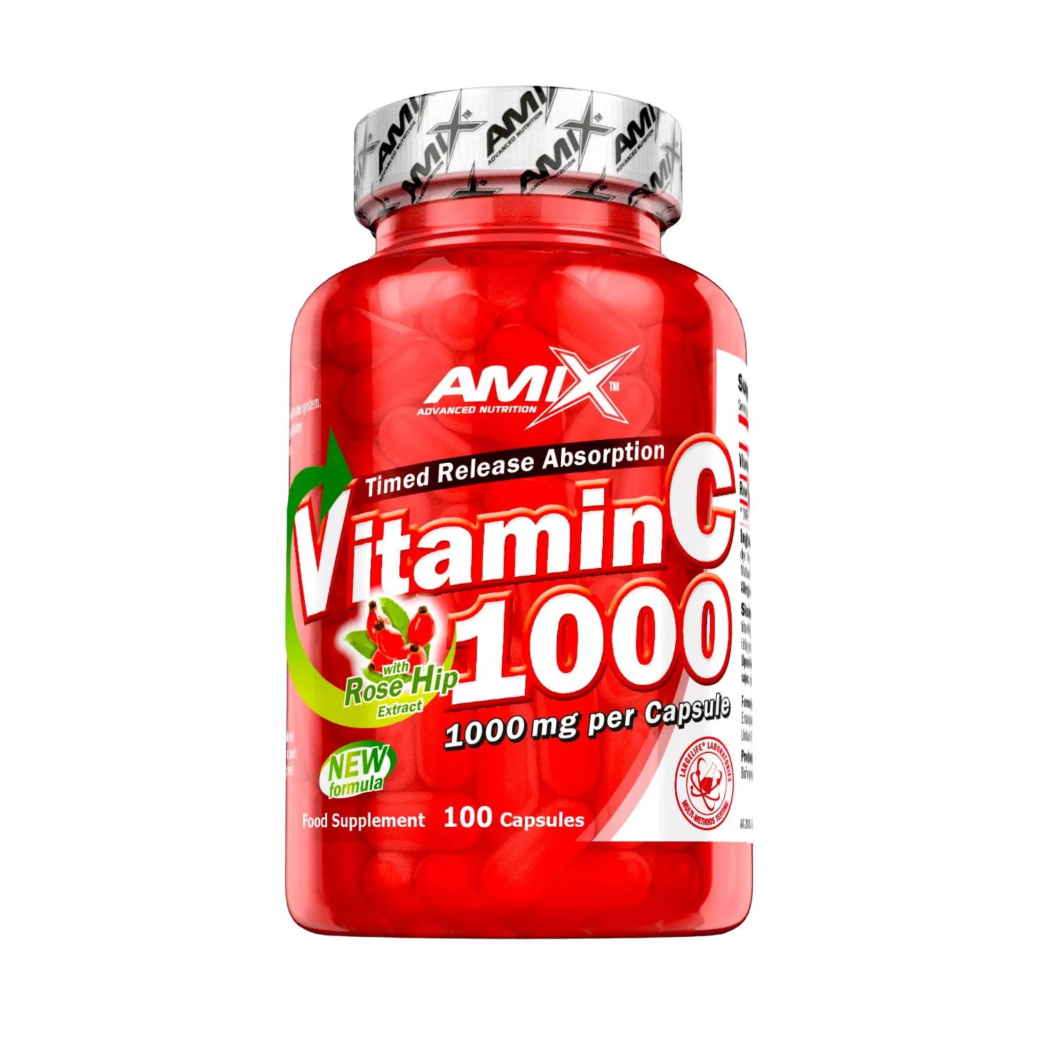 Amix Vitamin C 1000, 100 kapslí