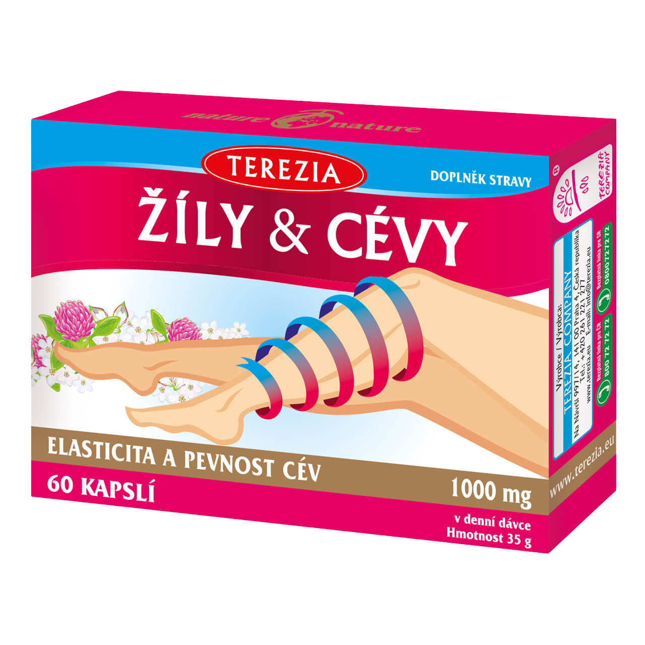 TEREZIA Žíly & Cévy 60 kapslí
